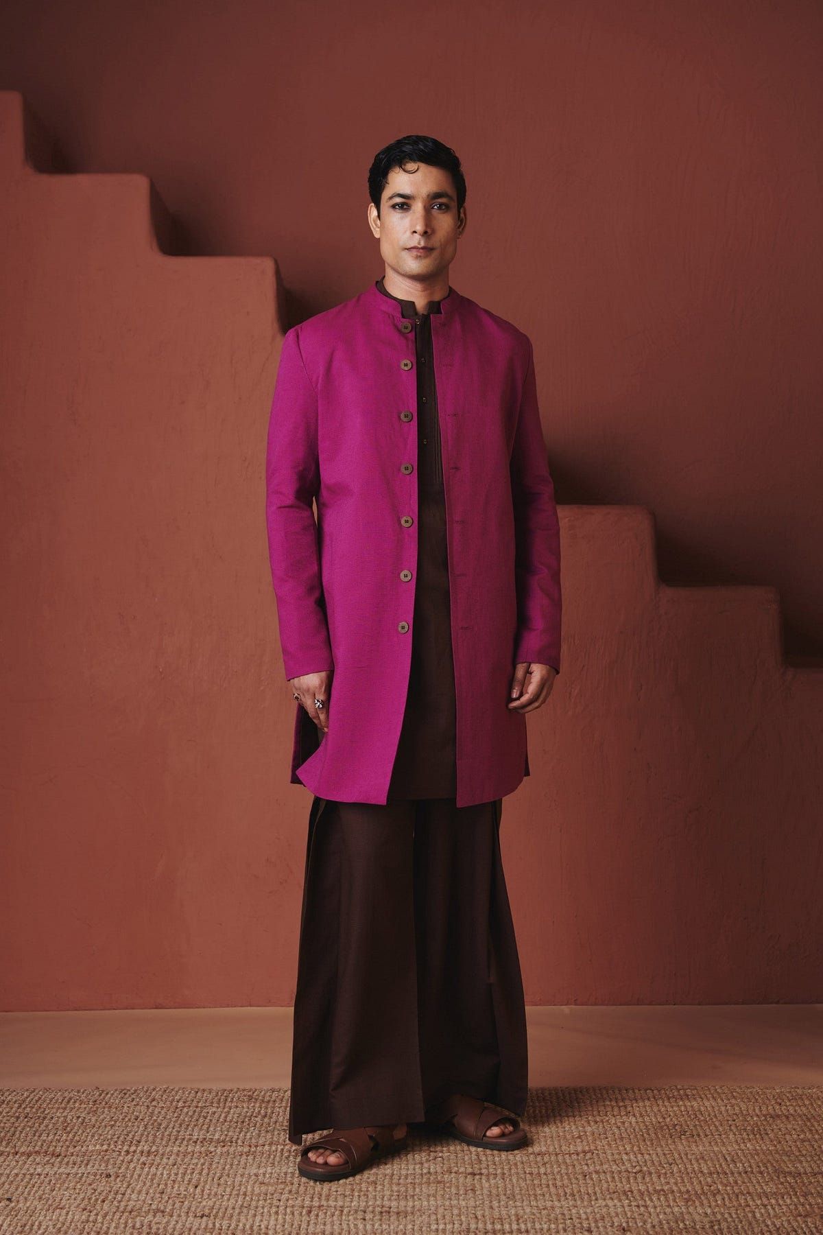 Rani Linen Men's Long Jacket - Sale - image 4