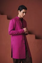 Rani Linen Men's Long Jacket - Sale view 7