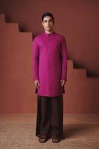 Rani Linen Men's Long Jacket - Sale view 8