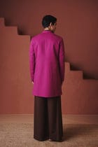 Rani Linen Men's Long Jacket - Sale view 10