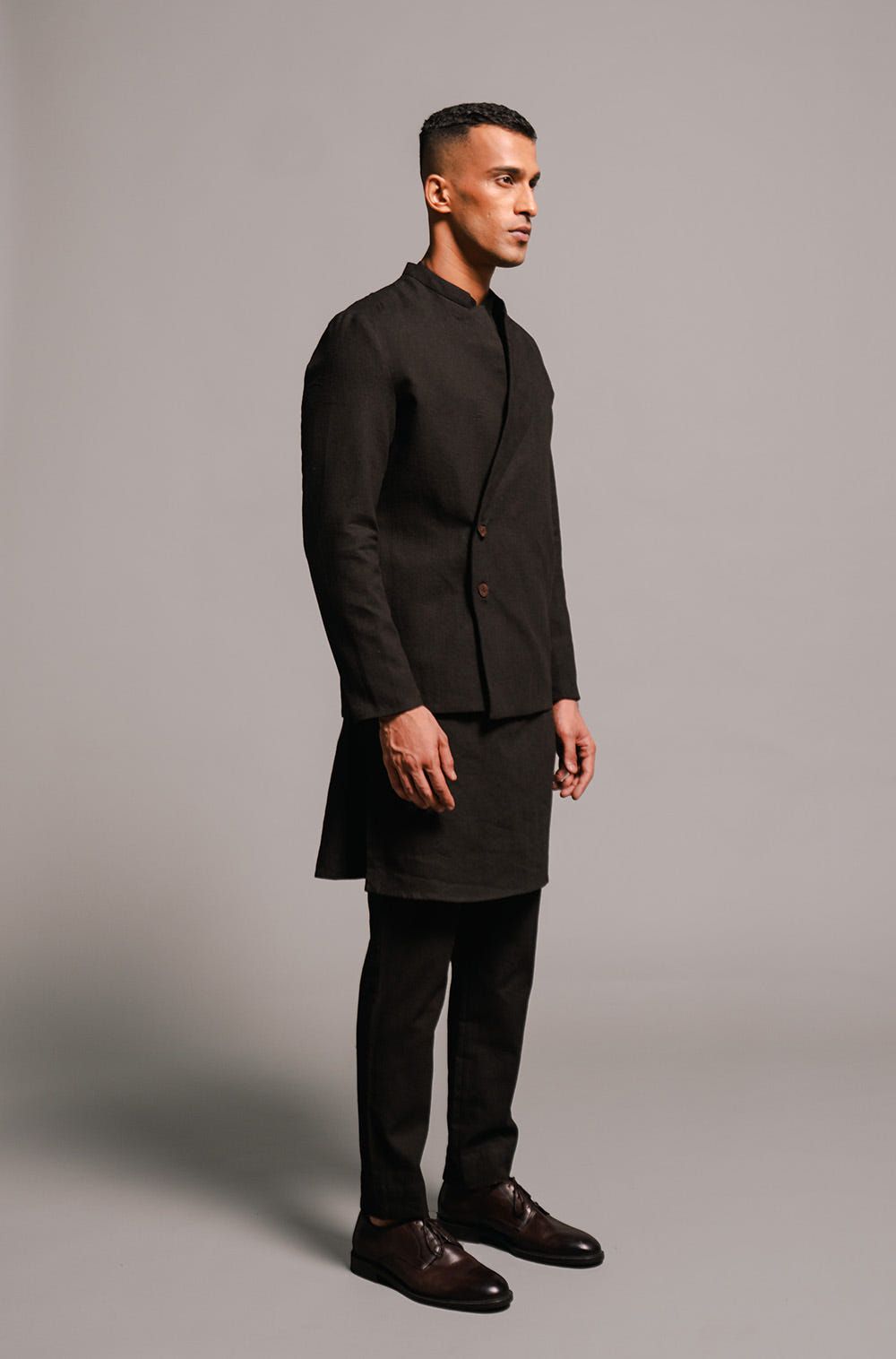 Kohl Co-Linen Men's Bandhgala Jacket - image 2