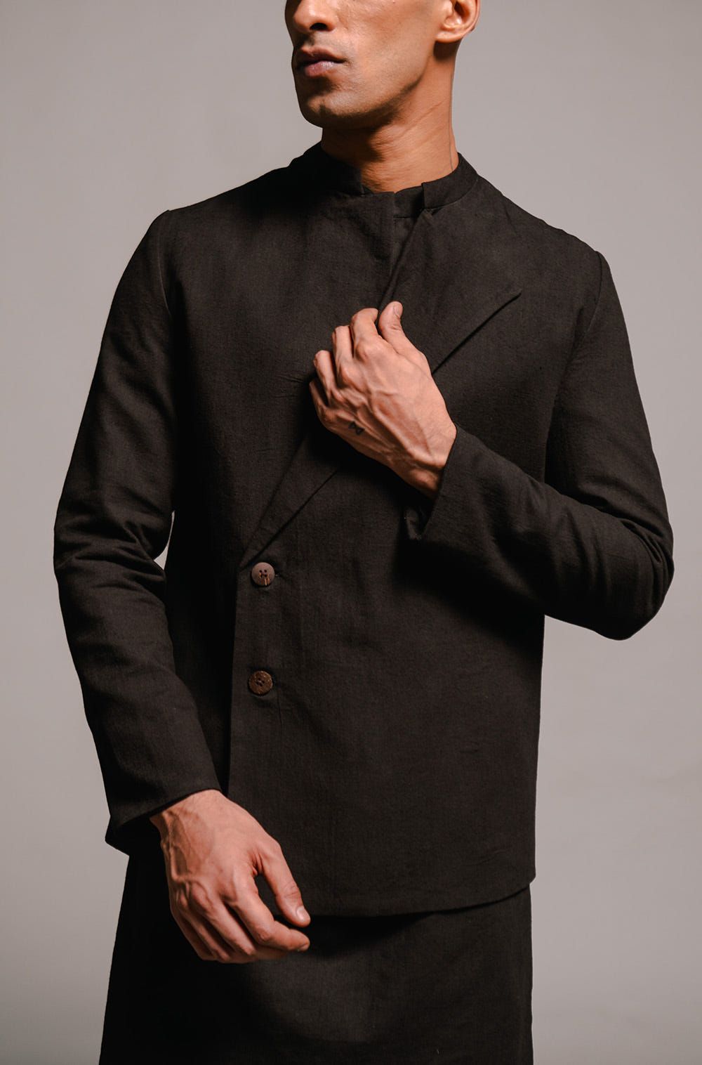 Kohl Co-Linen Men's Bandhgala Jacket - image 5