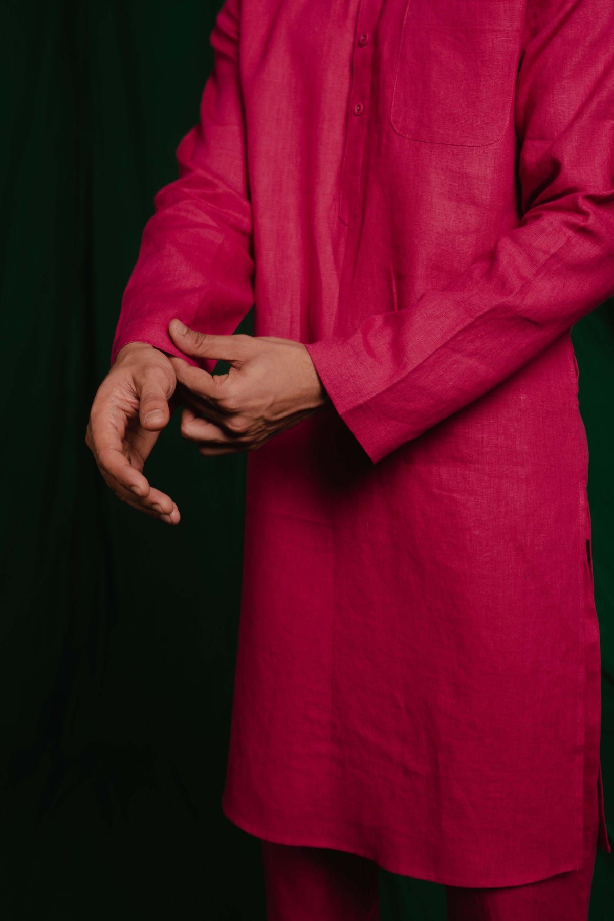 Rani Linen Men's Kurta - image 6
