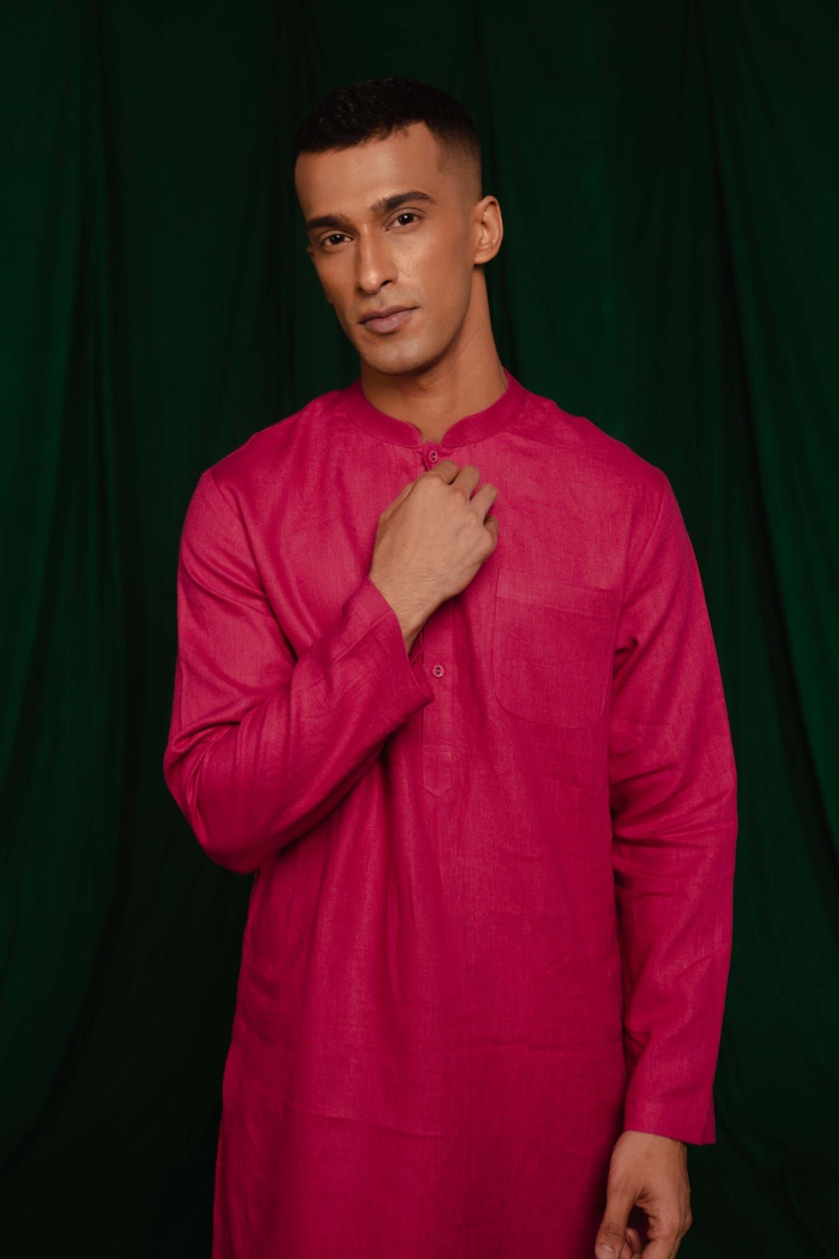 Rani Linen Men's Kurta - image 7