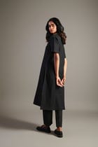 Kohl Co-Linen Half Sleeves Kurta Set view 4