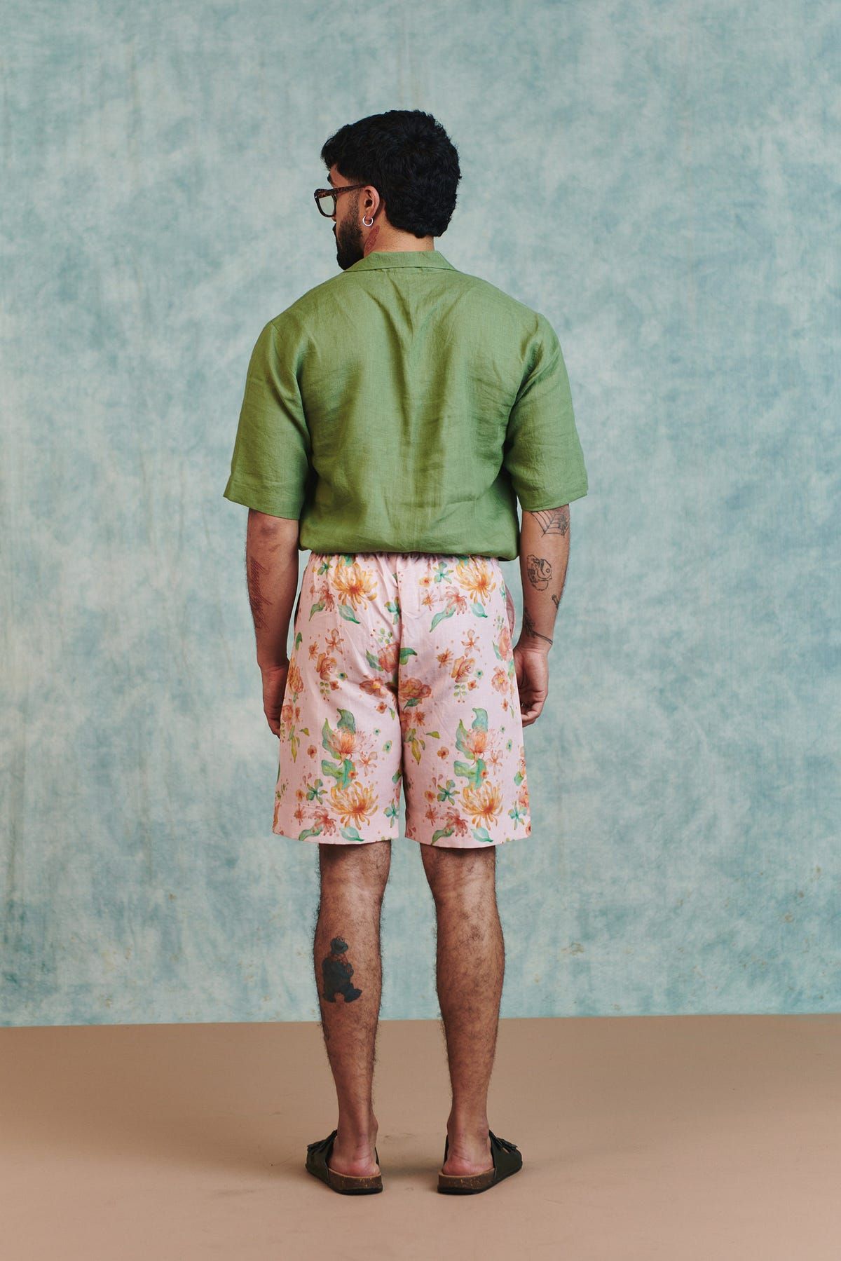 Moss Linen Men's Popover Shirt - image 3