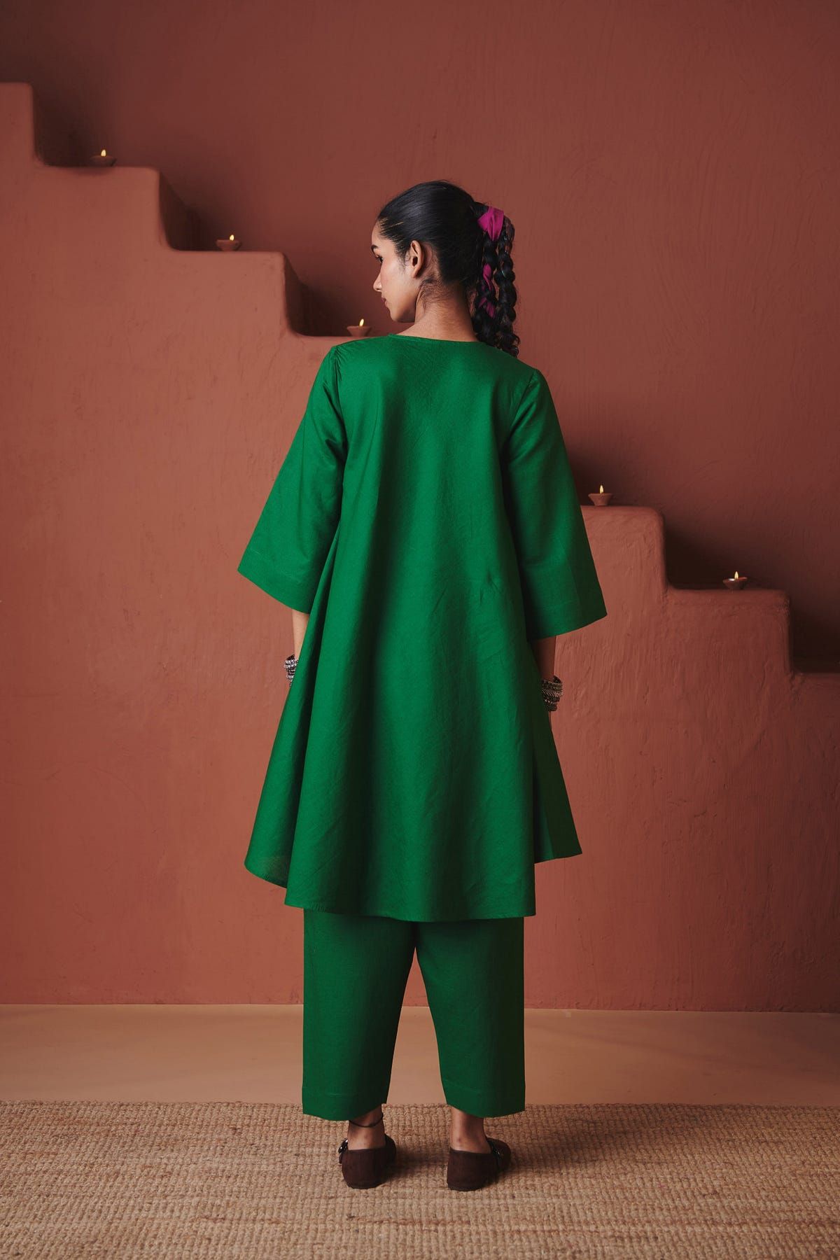 Panna Linen Pheran Kurta Set - image 6