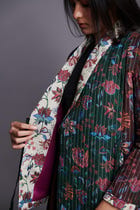 Co-Linen Quilted Wrap Jacket view 11
