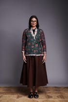 Co-Linen Quilted Wrap Jacket view 4