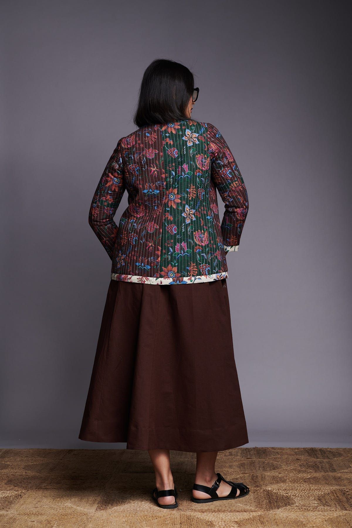 Co-Linen Quilted Wrap Jacket - image 8