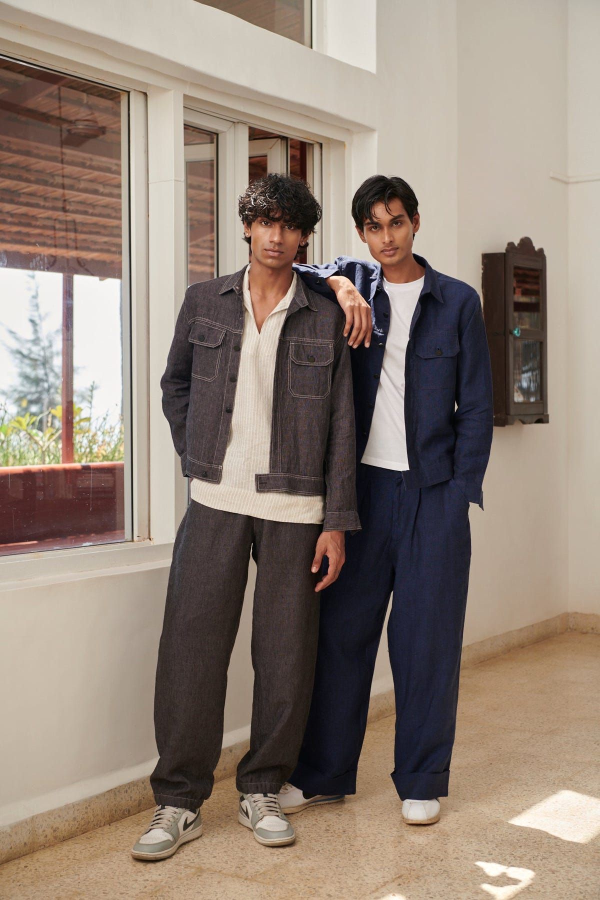 Neel Linen Men's Baggy Pants - Sale - image 4