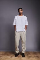 Taj Co-Linen Men's Woven T-shirt - Sale view 1