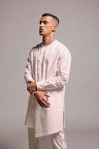 Taj Co-Linen Men's Side Open Kurta Set view 2