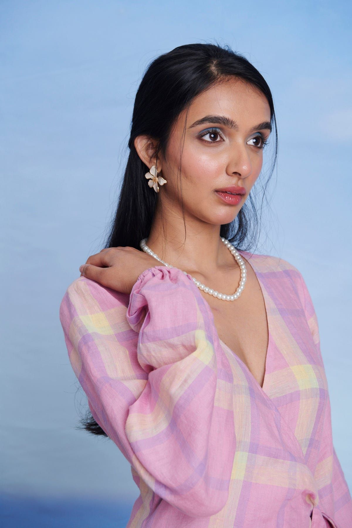 Cassata Linen Wrap Billow Dress - Sale - image 6