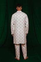 Wildflower Co-Linen Men's Classic Kurta Set view 4