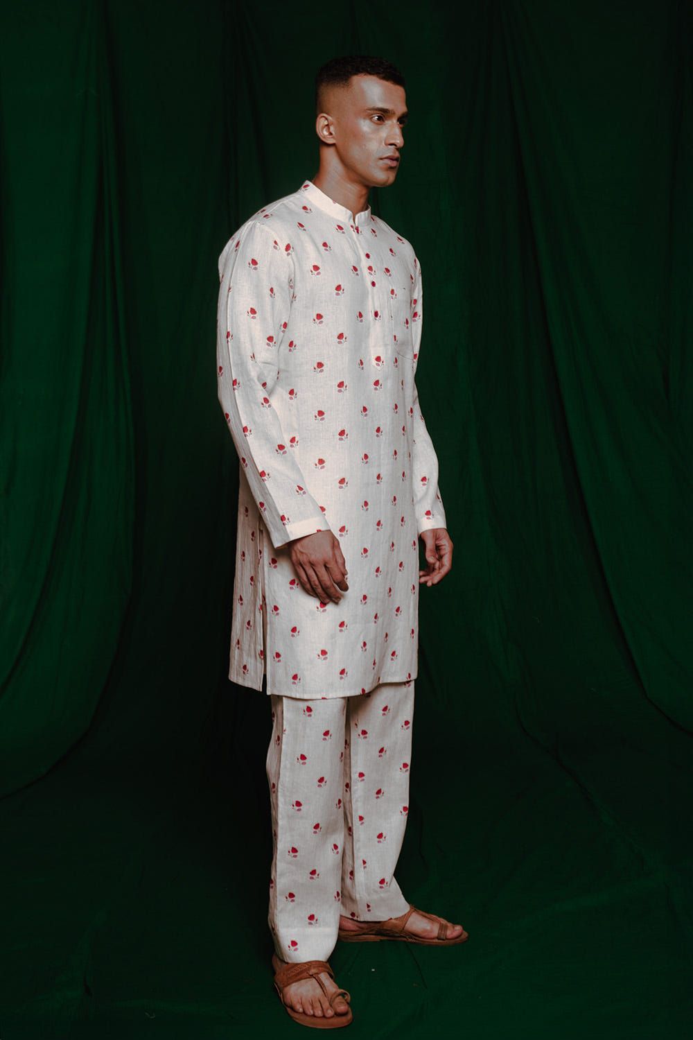 Wildflower Co-Linen Men's Classic Kurta Set - image 5