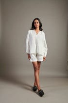Taj Co-Linen Billow Shorts Set view 2