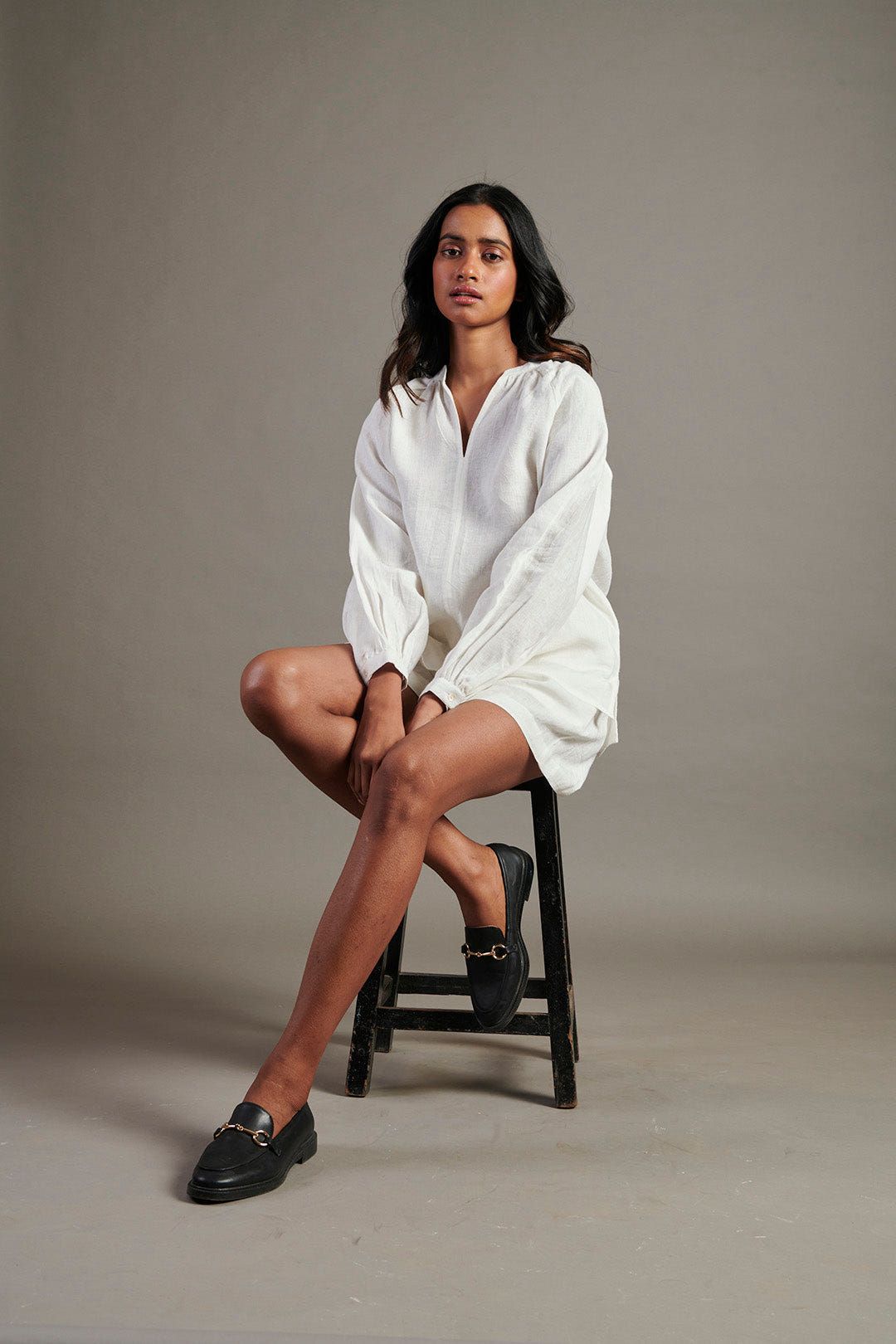 Taj Co-Linen Billow Shorts Set - image 8