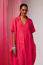 Rani Linen Kaftan Dress view 2