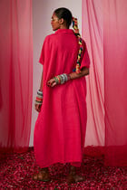 Rani Linen Kaftan Dress view 5