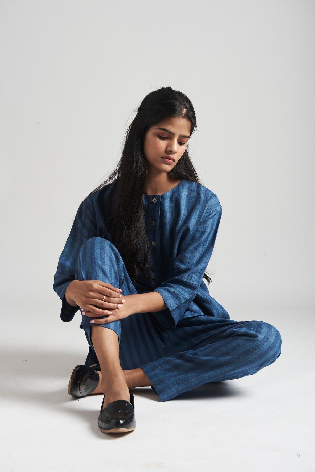 Malhar Linen Short Kurta Set - Sale - image 6