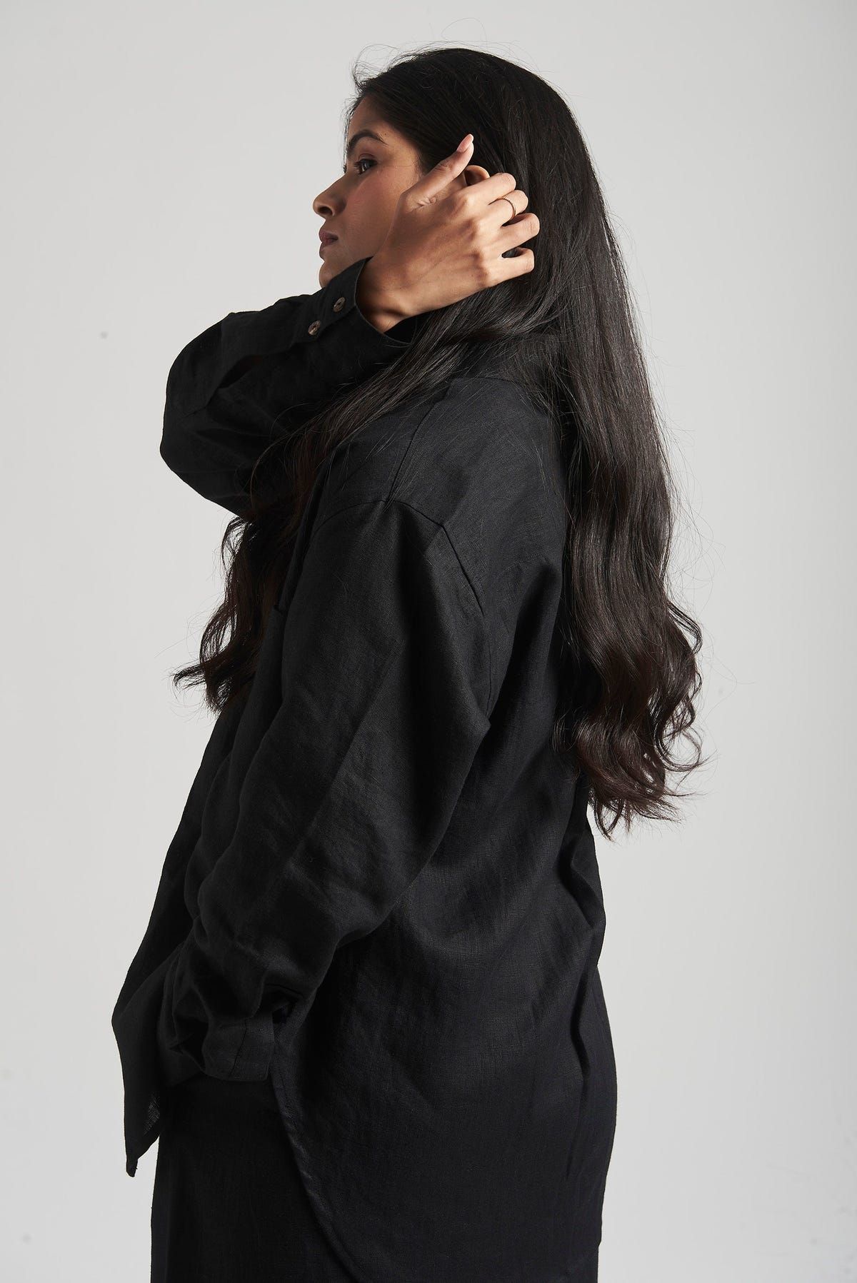Kohl Co-Linen Oversized Pocket Shirt - image 5