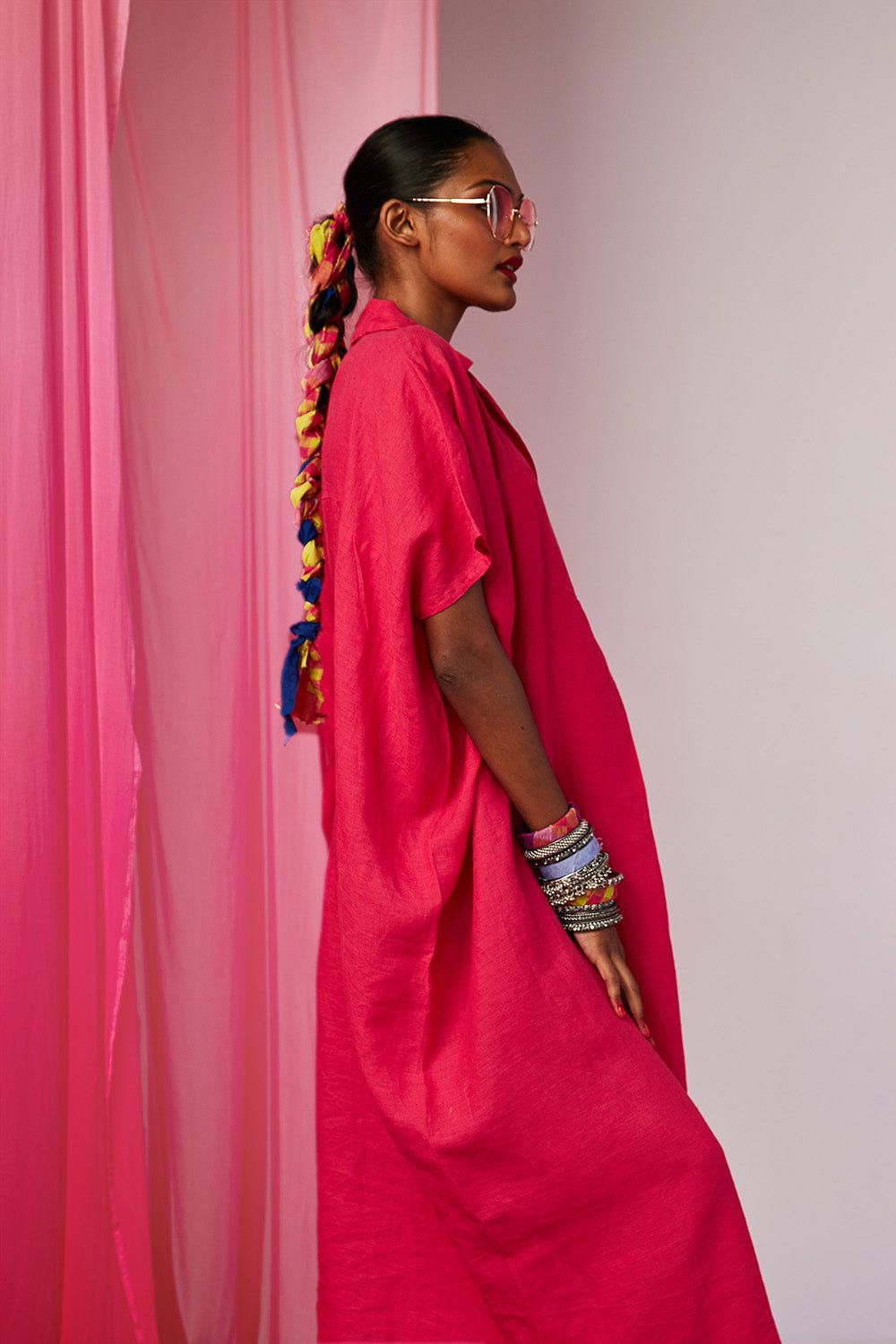Rani Linen Kaftan Dress - Sale - image 4