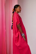 Rani Linen Kaftan Dress - Sale view 4