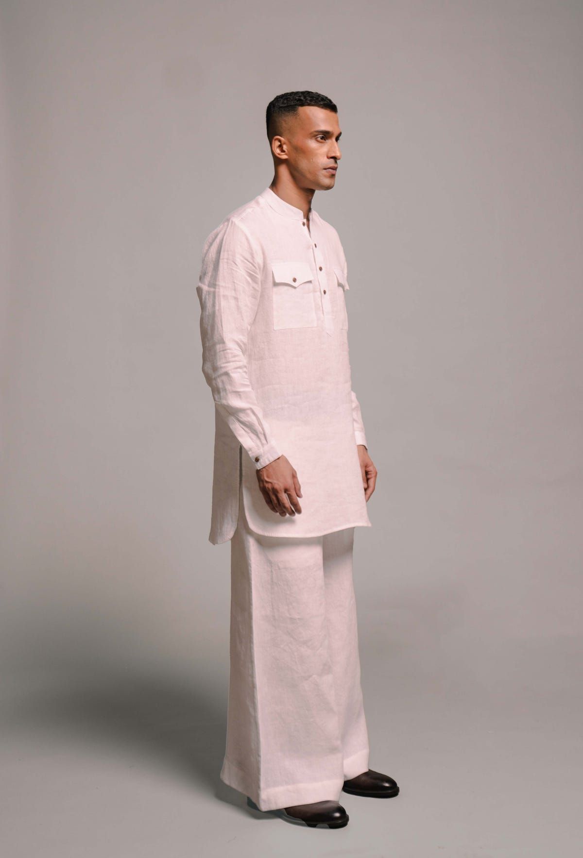 Taj Co-Linen Men's Saif Kurta Set - image 3