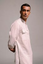 Taj Co-Linen Men's Saif Kurta Set view 4