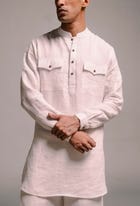 Taj Co-Linen Men's Saif Kurta Set view 5