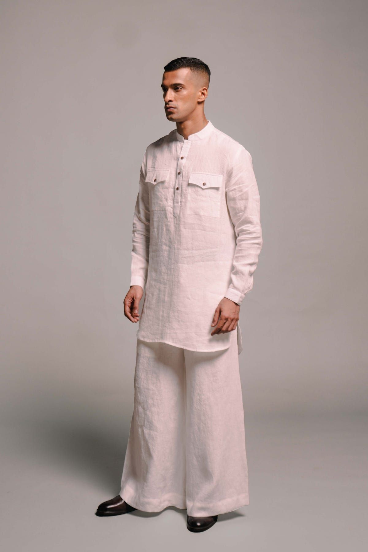 Taj Co-Linen Men's Saif Kurta Set - image 6