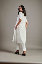Taj Co-Linen Half Sleeves Kurta Set view 7
