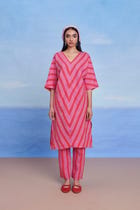 Amalfi Linen Dolman Kurta - Sale view 1