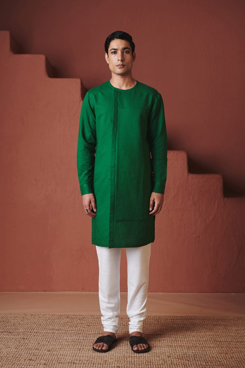 Vanilla Co-Linen Men's Churidar