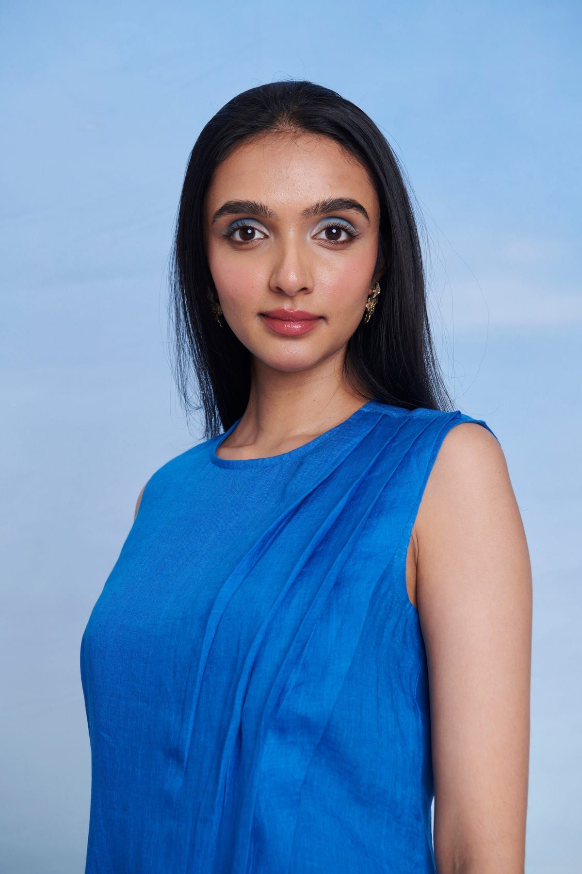 Santorini Linen Drape Dress - Sale - image 5