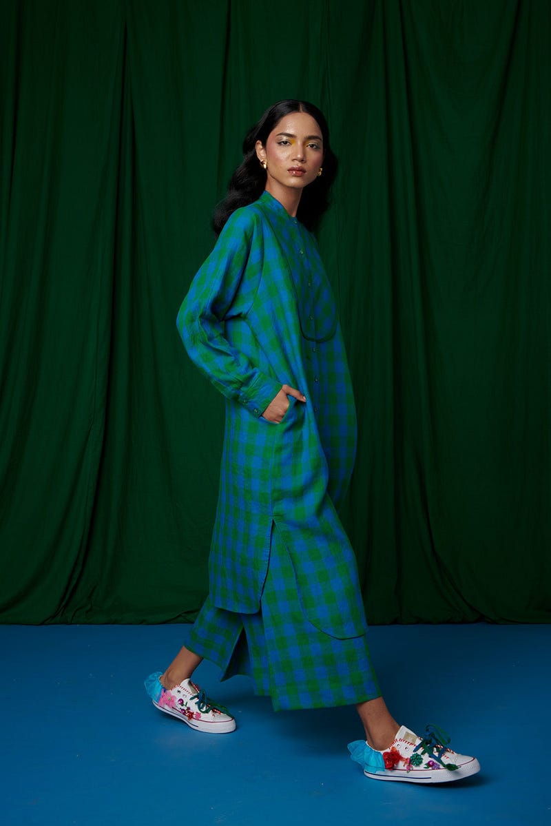 Forest Linen Culotte Pants - Sale