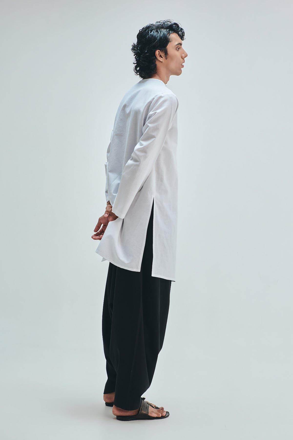 Kohl Co-Linen Men's Dhoti Drape Pants - image 4