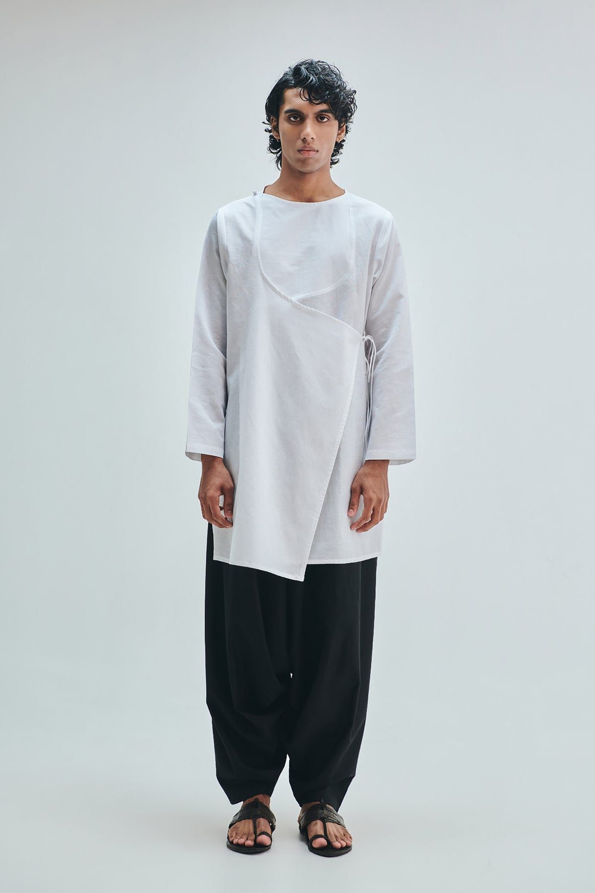 Kohl Co-Linen Men's Dhoti Drape Pants - image 5