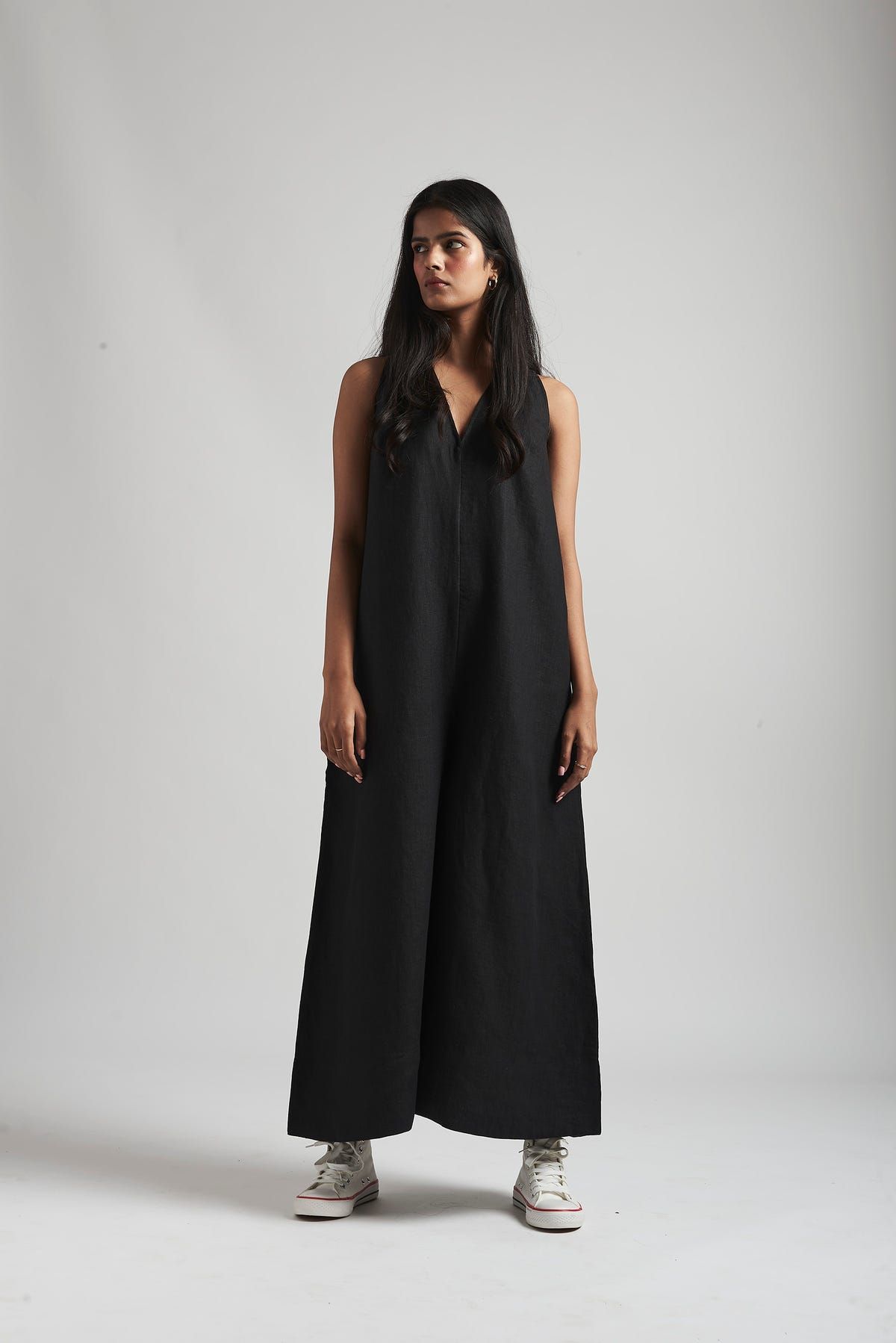 Kohl Co-Linen Flared Jumpsuit - image 1