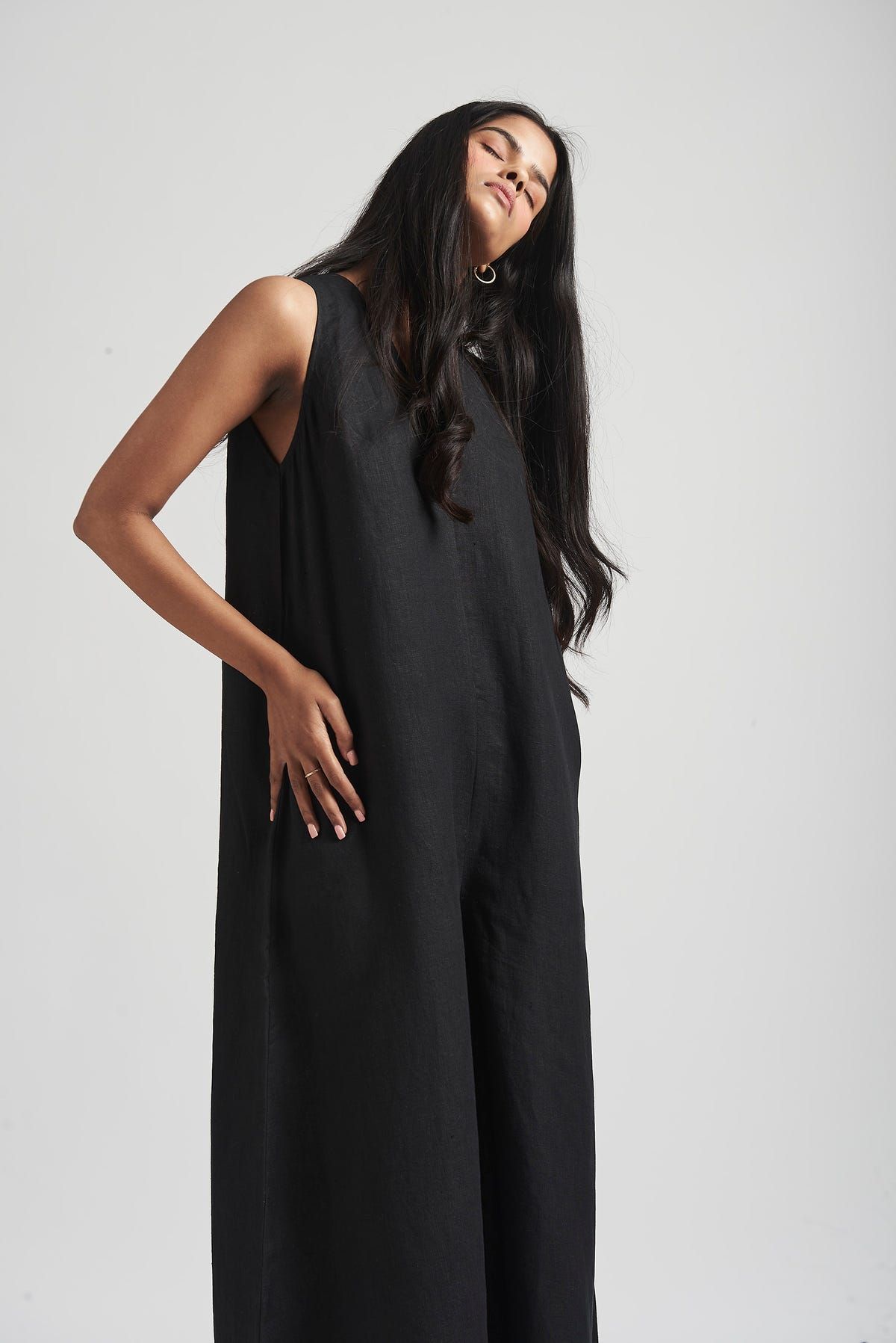 Kohl Co-Linen Flared Jumpsuit - image 2