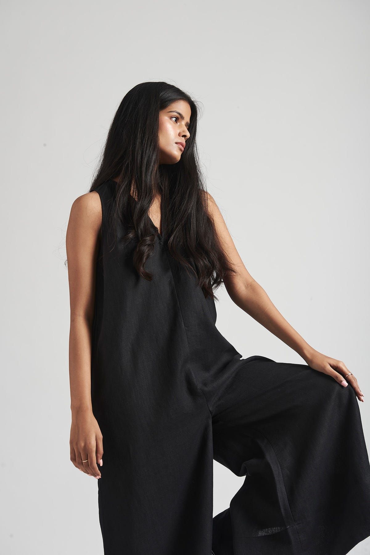 Kohl Co-Linen Flared Jumpsuit - image 6