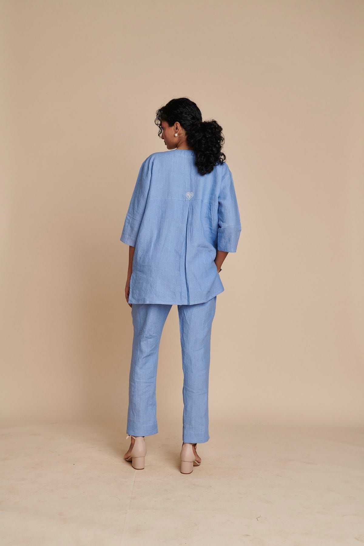 Ashwem Linen Pleated Pants - Sale - image 3