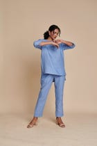 Ashwem Linen Pleated Pants - Sale view 4