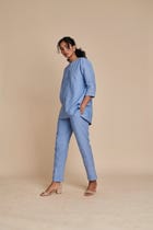 Ashwem Linen Pleated Pants - Sale view 5