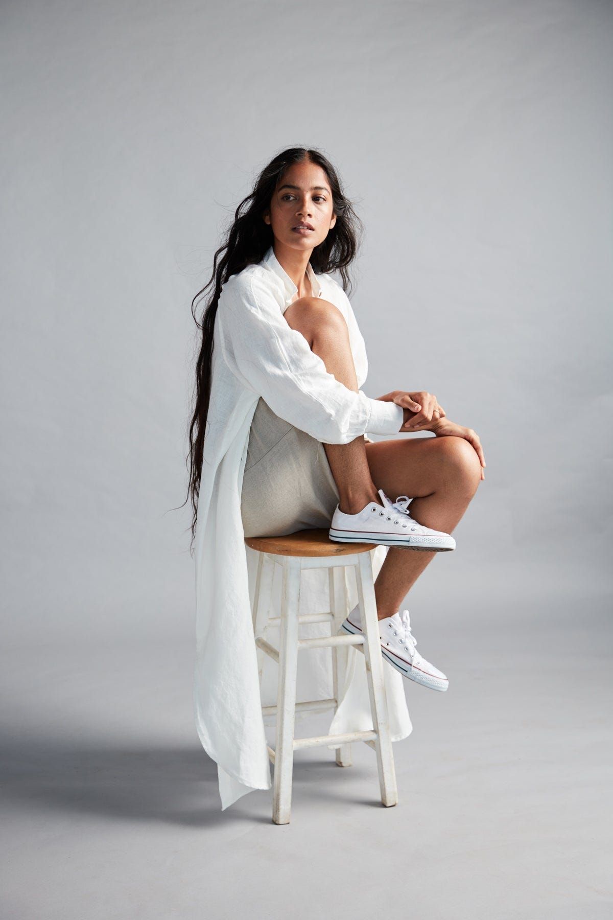Taj Co-Linen Shirt Dress - image 3