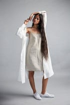 Taj Co-Linen Shirt Dress view 4