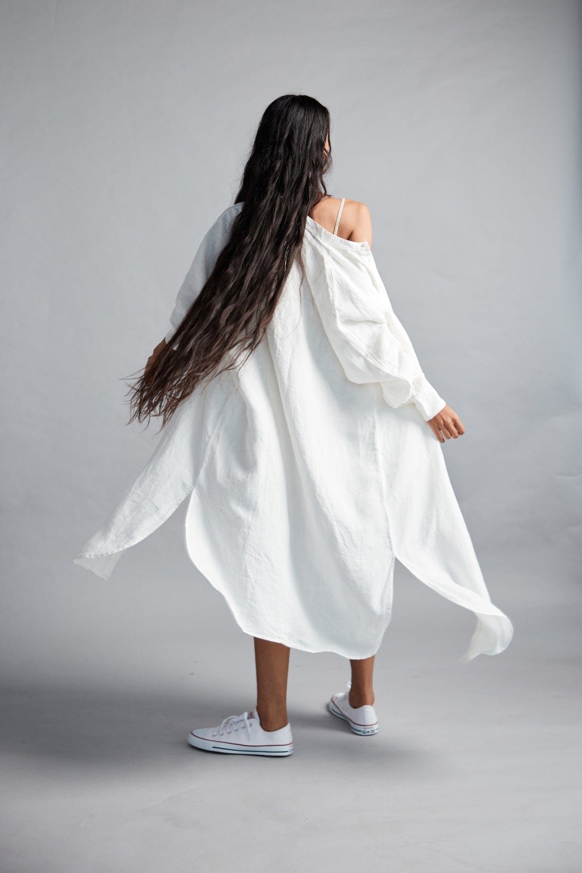 Taj Co-Linen Shirt Dress - image 7