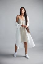 Taj Co-Linen Shirt Dress view 8
