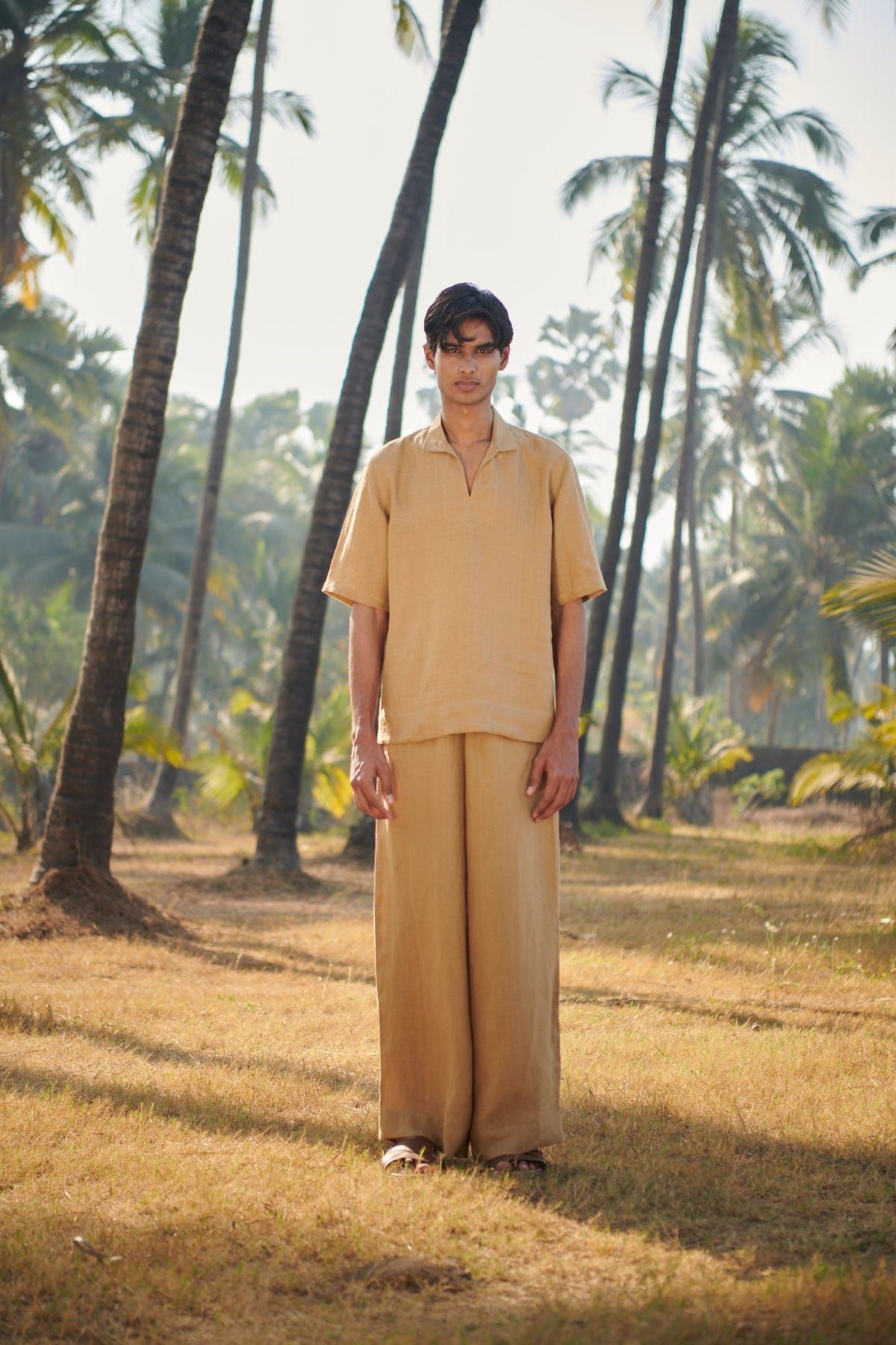 Husk Linen Men's Relaxed Pyjama Pants - Sale - image 3